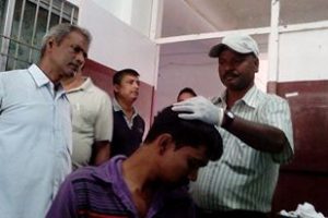 प्रहरीको कुटाईबाट घाइते