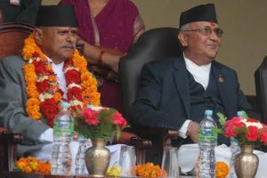 राष्ट्रपति यादव र प्रधानमन्त्री ओलीबिच भेटवार्ता