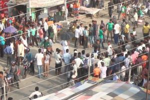 दुहवीमा मोर्चा र प्रहरीवीच झडप –  दजनौं राउण्ड हवाई फायर