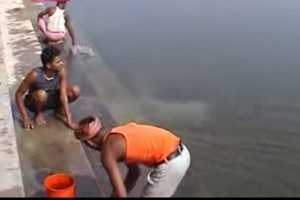 छठका लागि जलाशयको सरसफाइ तथा सजावट