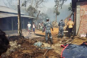 भोक्राहामा भीषण आगलागी