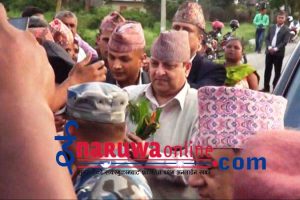 इनरुवामा पूर्व राजाको स्वागतमा उर्लियो भिड (फाेटाे फिचर सहित)