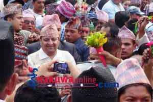 ज्ञानेन्द्रको स्वागतमा भिड उर्लिदा सुरक्षा निकायलाई हम्मेहम्मे (फोटो फिचर)