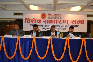 इण्टरनेशनल डेभलपमेण्ट बैंक एनसीसी संगको मर्जर प्रस्ताव पारित