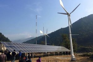 सिन्धुलीमा हावाबाट बिजुली उत्पादन