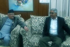ओलीले देउवालाई भने- सहमतिय सरकारको नेतृत्व गर्नुस्