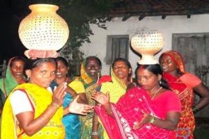 दसैँको नौरथा सँगसँगै झिझिया पर्व सुरु