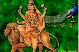 स्कन्दमाता भगवतीको पूजा अर्चना गरि आज दशैंको पाँचौ दिन मनाइदै