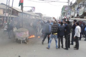 संयुक्त मधेशी विद्यार्थी मोर्चाको मसाल जुलुस