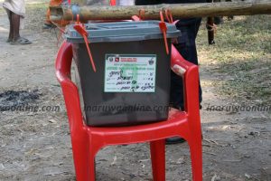 सप्तरीमा नमूना मतदानको अभ्यास