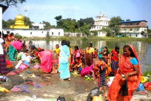 सन्तान तथा पतिको सुख, शान्तिको कामना गर्दै जितिया पर्व मनाईदै