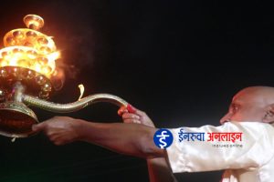 सुनसरीमा नमामि आरती (फोटो फिचर)
