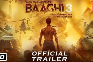 बलिउड चलचित्र ‘बाघी–३’ को ट्रेलर रिलिज