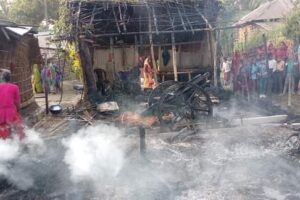 भोक्राहा नरसिंहमा आगलागी