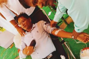 गणतन्त्र दिवसको अवसरमा रक्तदान