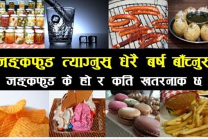 इनरुवाका विद्यालयमा जङ्क फुड निषेध गरिदै