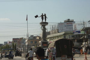 विर्तामोडमा  सडक आधुनिक बन्दै