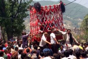 बनेपामा २५ सय वर्ष पुरानो चण्डेश्वरी जात्रा मनाइँदै