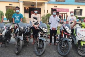 माेरङ प्रहरीलाइ सफलता : मोटरसाइकल चोरीमा संलग्न ६ जना भारतीय नागरीक पक्राउ