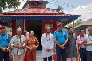कानेपोखरीमा दुर्गा मन्दिरको उद्घाटन