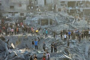 इजरायली हमलामा सात हजार प्यालेस्टाइनी भग्नावशेष मुनि, सबै मारिएको आंशका