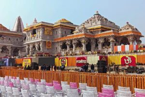 अयोध्यामा नवनिर्मित राममन्दिरको ‘प्राण प्रतिष्ठा’ आज : ,सात हजार विसिस्ट पाहुना पुग्दै