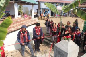 ६ मुहानबाट सङ्कलन गरेर भोजपुरको टेम्केमैयुङ गाउँमा खानेपानी