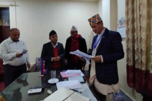 पेशाकर्मीको सुरक्षा माग गर्दै मुख्यमन्त्रीलाई ज्ञापन