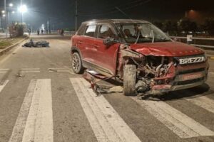 भैरहवामा मध्यराती कार दुर्घटना : रुपन्देही मझगांवा मालपोत कार्यालय प्रमुखको मृत्यु