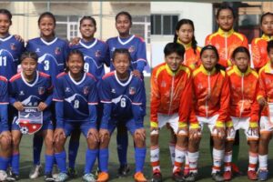 साफ यू–१६ महिला फुटबल च्याम्पियनसिप : आज नेपाल र भुटानबीच भिडन्त