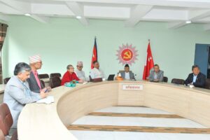 कांग्रेस–एमालेबीचको सत्ता सहकार्य सम्बन्धी एमाले सचिवालयमा बैठक बस्दै