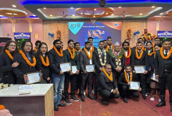 इनरुवा जेसिजको ४२औँ पदस्थापना : मनोज निरौलालाई जिम्मेवारी हस्तान्तरण