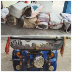 हरिनगरमा २१७ केजी गाँजासहित सिटी सफारी फेला, चालक फरार