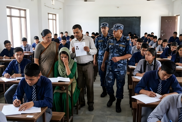 अरूको सट्टा SEE परीक्षा दिँदै गरेकी युवती पक्राउ