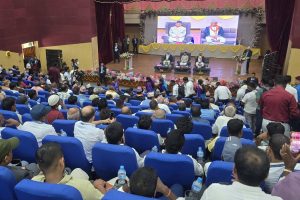 लौकही सिटी हल राष्ट्रपति पौडेलद्वारा उद्घाटन