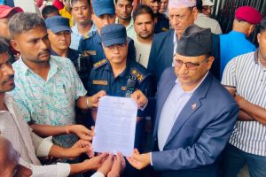 संयुक्त हिन्दू मोर्चा, सुनसरीले प्रमुख जिल्ला अधिकारी समक्ष ज्ञापनपत्र बुझायो