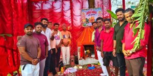 दुहबीमा जीर्ण गणेश मूर्ति स्थलमा हिन्दू युवा संघद्वारा सरसफाइ र विशेष पूजा-अर्चना