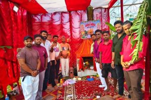 दुहबीमा जीर्ण गणेश मूर्ति स्थलमा हिन्दू युवा संघद्वारा सरसफाइ र विशेष पूजा-अर्चना