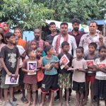 पत्रकारले दलित तथा मरिक समुदायका बालबालिकासँगै जन्मदिन मनाए