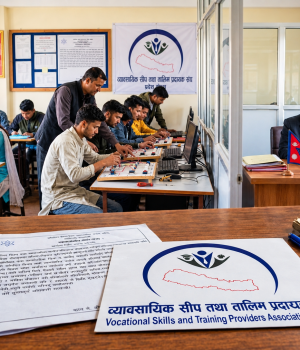 सम्बन्धन नलिएका संस्थाबाट तालिम सञ्चालन नगराउन सुनसरीका सबै स्थानीय तहलाई VSTPA को आग्रह